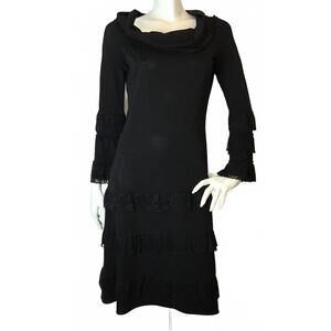 NEW NOTIZIE women's long sleeve off shoulder dress in lace